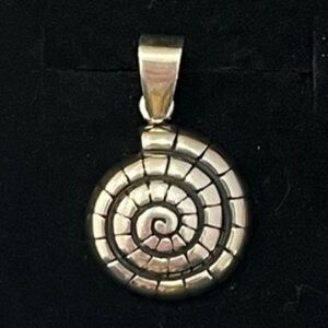 Sterling silver, seashell pendant/charm. Stamped 925